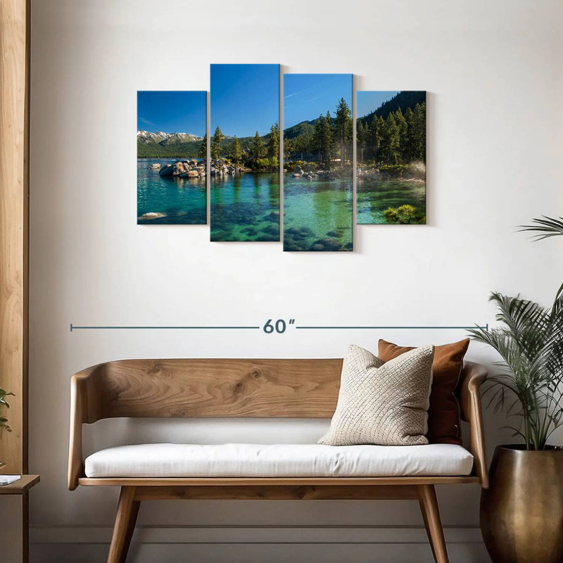 Alvord Emerald Lake Tahoe, H 27 po x l 43 po