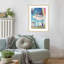 «Vintage Vegas Sign» par Picufy Studio III, impression sur bois encadrée-112833632
