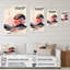 Regarder le coucher de soleil rose et magenta - reproduction sur toile-87383099-87383106