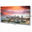 « miami coucher du soleil panoramique view », reproduction d’impression sur toile tendue-29496369