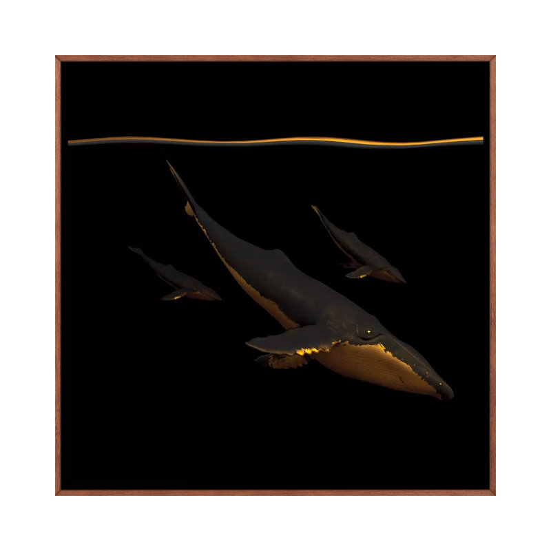 Bond III - Graphic Art Print, Classic Brown Framed Canvas, No Matte, 18" H x 18" W x 1.5" D
