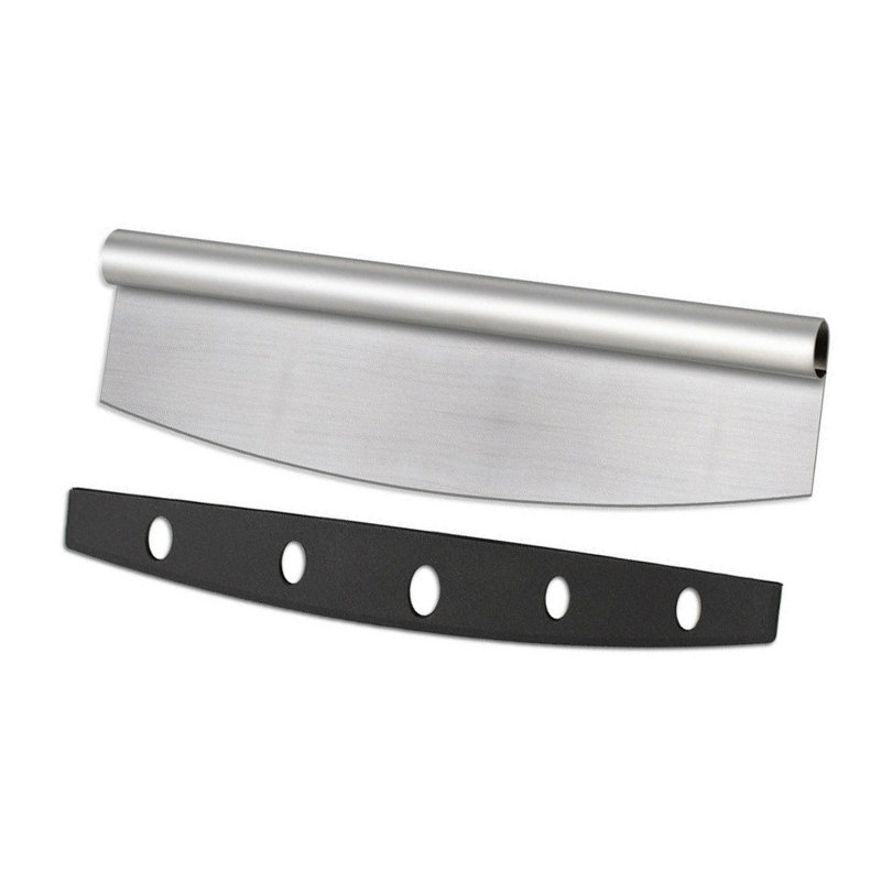 Pizza Cutter Rocker Knife Blade With Cover