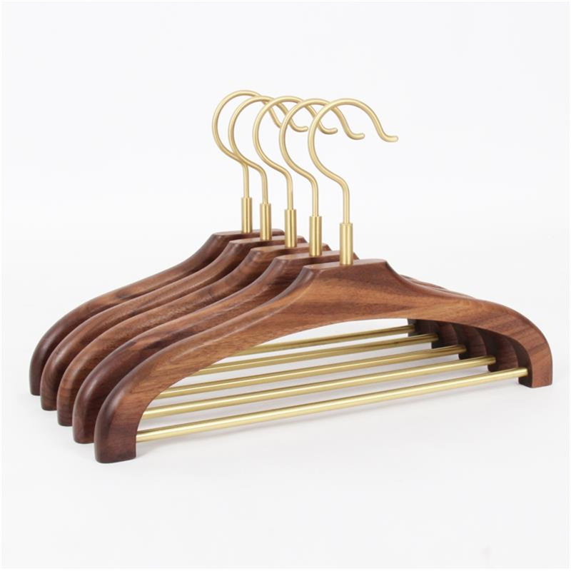 Premium Solid Wood Clothes Hanger, 5