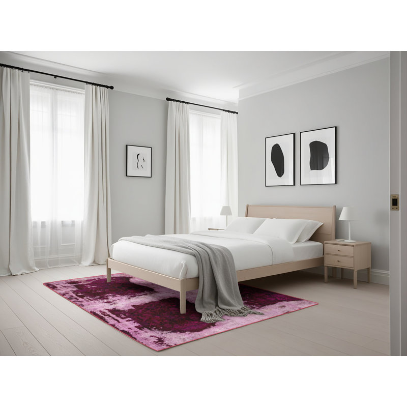 Tapis abstrait moderne 2023, Rectangle 5 pi x 7 pi