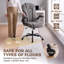 Rebrilliant Linen Office Chair-1958687590
