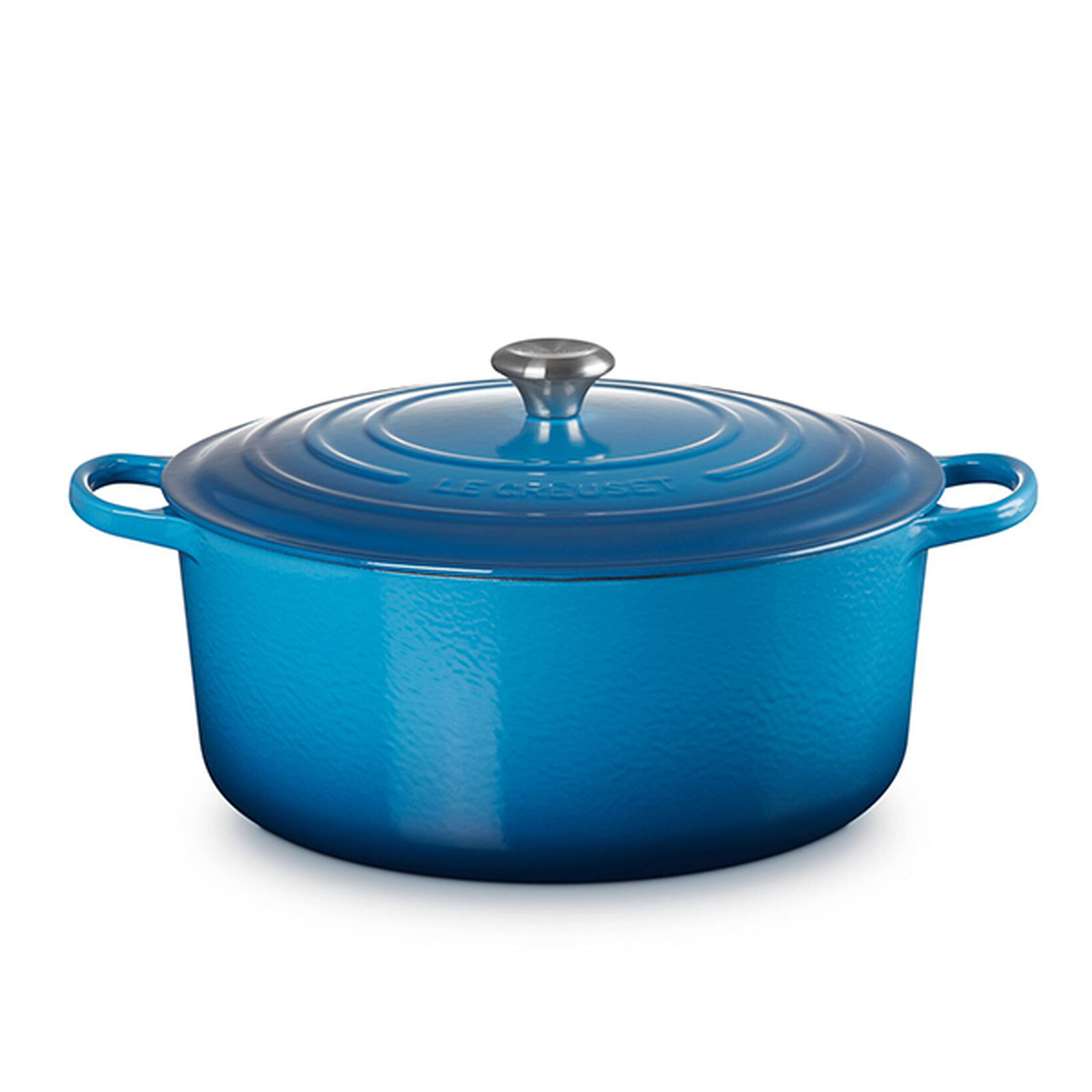 Le Creuset Signature Enameled Cast Iron Round Dutch Oven with Lid, 13.25 quarts, Marseille