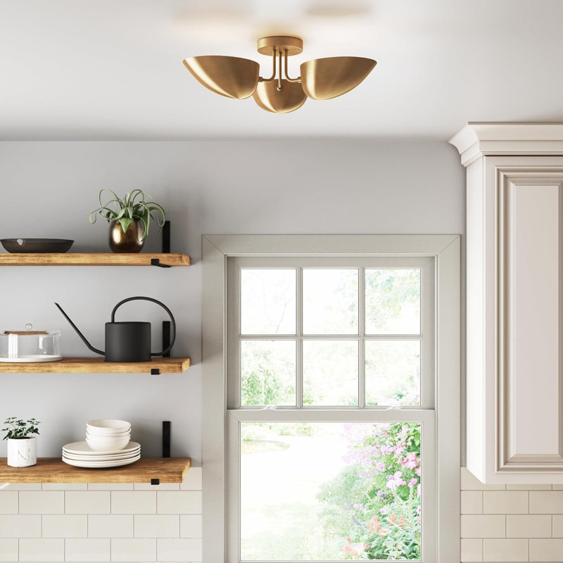 Three Lamp Modern Retro Light