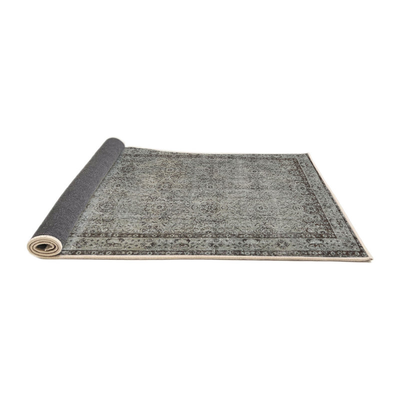 Rowsey Performance Wool Oriental Indoor Rug, Round 6'