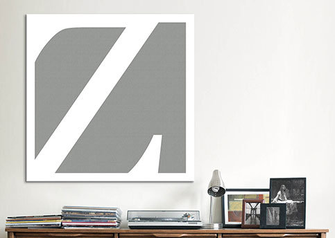 Lettres, monogrammes, & noms, Z, H 12 po x l 12 po x P 0,75 po