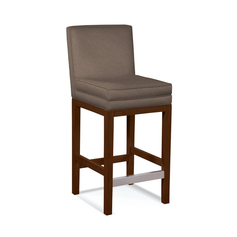 Upholstered Stool, Elite Ash; 0321-83, Coffee Finish