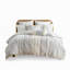 Ensemble de housse de couette en coton très grand / très grand californien avec motif en chenille, capitonné et certification OEKO-TEX pour le confort et la sécurité-119068662-119068664