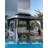 10 Ft. x 12 Ft. Outdoor Aluminum Hardtop Gazebo, Double Roof Patio Gazebo with Curtains and Netting, Ventilated Metal Roof Outdoor Shelter for Backyard, Garden, Deck and Patio, Gray-113380074-113380073