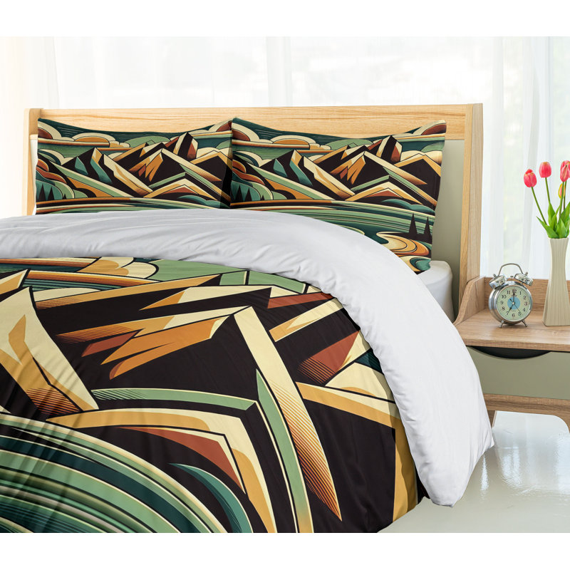 Lake Duvet Cover, Queen Duvet Cover + 2 Standard Shams
