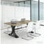 Poste de travail spacieux, bureau d'ordinateur classique, bureau de direction luxueux