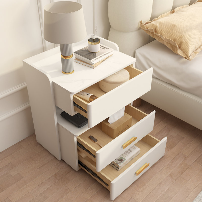 Lushawn 18.8'' W Nightstand, Off White