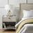 Elaiya 1 Drawer Marble Nightstand
