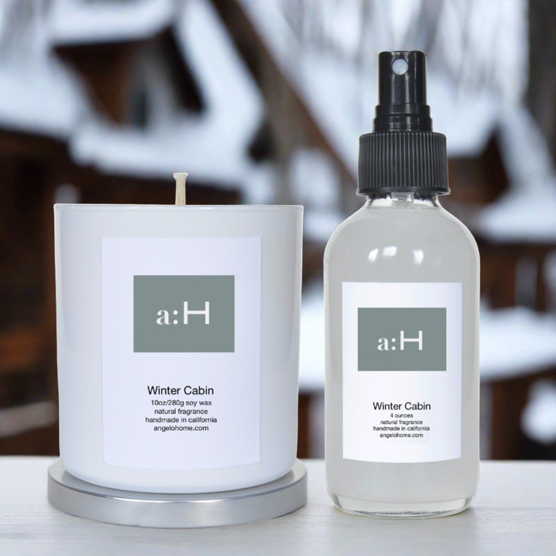 Winter Cabin Scented Candle and Room Spray Duo