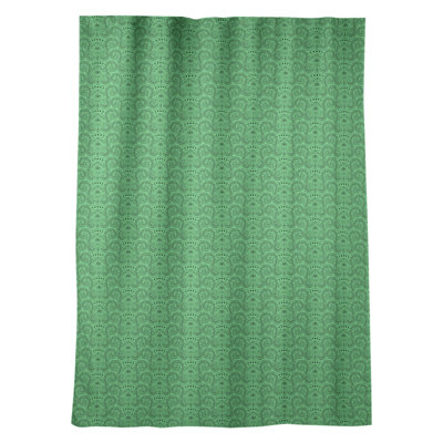 Panneau de rideau simple avec passe-tringle ikat