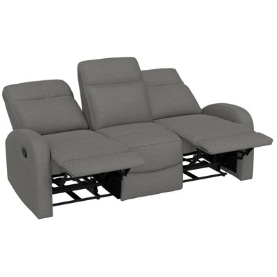 gray reclining sofa