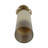 Contemporary Glass and Aluminum Pillar Holder with Sculptural Metal Ring Base for Decorative Accent Display-1557472352