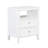 Weston White 2 Drawer Nightstand
