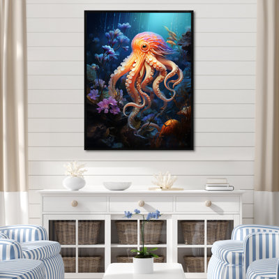 Impression sur toile Popup Octupus