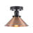 8.3 in. Modern Cone Shade Semi-Flush Mount