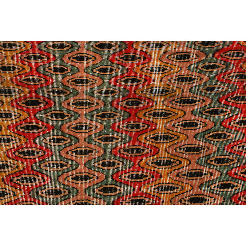 One-of-a-Kind Rectangle 3'10" X 6'7" No Wool Area Rug Multicolor