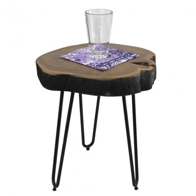 Lorenz Tree Stump End Table