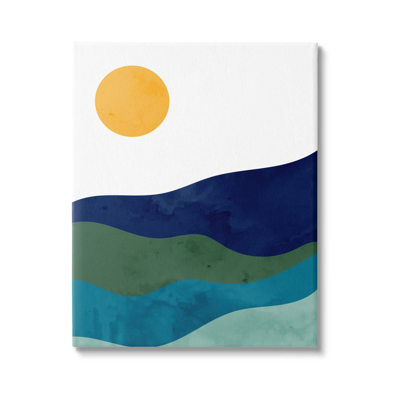«Hills Sun Shining» par Kim Allen - impression sur toile tendue, H 40 po x l 30 po x P 1,5 po