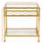 Genevieve Glass Top End Table-36520650