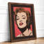 Iconic Beauty Pop Art - Framed Print-211136990-211136986