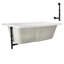 72'' x 36'' Acrylic Soaking Drop-In Bathtub, Drain Included-97544685