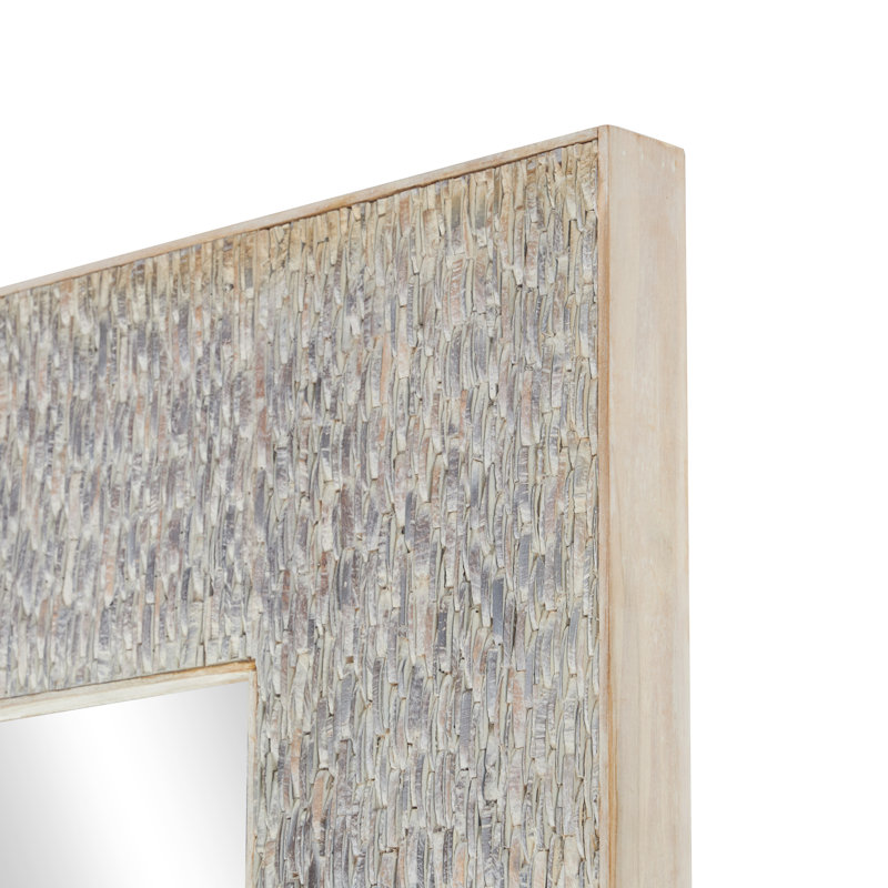 Solid Wood Rectangle Floor Mirror
