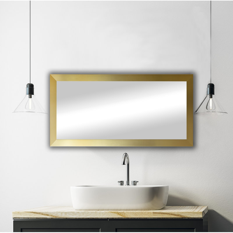 Mirror, 33" x 32", Gold