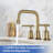 Widespread 2-handle Bathroom Faucet with Drain Assembly-82776944