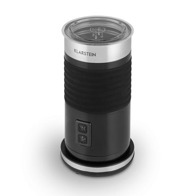 Klarstein 200 ml automatischer Milchaufschäumer Biancolatte Nero