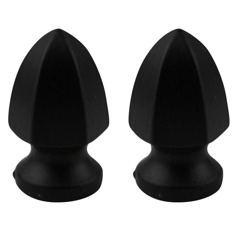 Fleuron Abygale Parasol, Noir mat