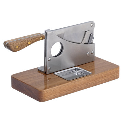 Stainless Steel Cigar Cutter - Butcher Style