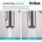 KRAUS Oletto Touchless Sensor Commercial Pull-Down Single Handle Kitchen Faucet with QuickDock Top Mount Assembly-66764880