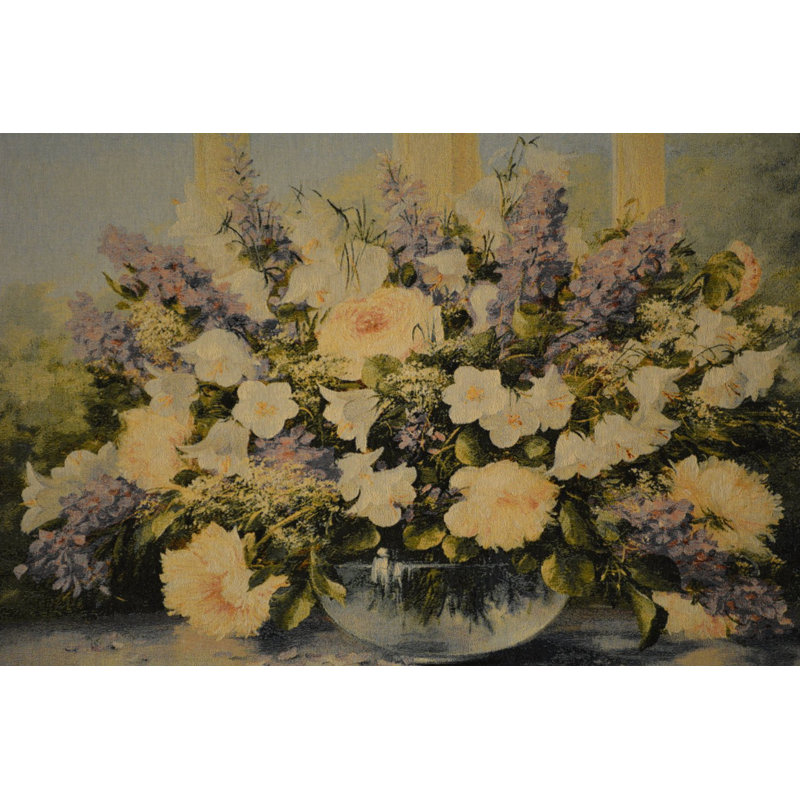 Suspension murale bouquet de fleurs