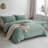 Super Soft Duvet Cover - 100% Washed Microfiber Comforter Cover Set 3 Pieces with Zipper Closure & Corner Ties-1741523635-1741523628