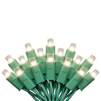 Guirlande lumineuse 33,3FT-100 lumières blanc chaud à lumière scintillante de qualité commerciale imperméable pour la décoration des Fêtes, décorations de Noël