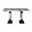 WHITE/BLACK DINING TABLE SET