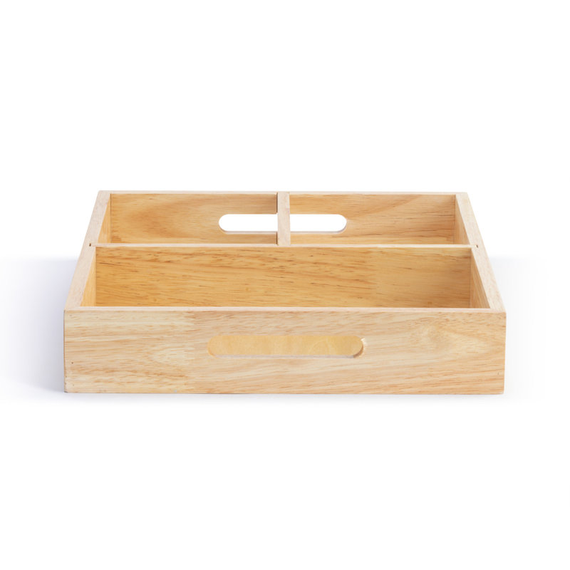 Latitude Run® Wood Divided Serving Dish