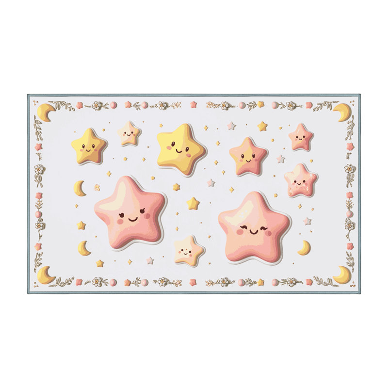 Tapis pour enfants Isabelle & Max ™ Sky Clouds, Rectangulaire 7 pi x 10 pi