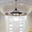 Luminaires rustiques 8 lumières de style campagnard