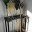 Support de rangement pour outils de jardin - Rangez jusqu'à 40 outils de jardin, intérieur / extérieur
