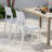 Outdoor Patio Dining Chairs Set Of 4, Stackable Plastic/Resin Side Chair For Indoor Outdoor, 4 Pieces Bistro Chairs For Balcony, Garden, Backyard-1392571325