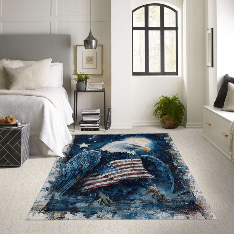 Tapis The Eagle Of Faith, Rectangulaire 3 pi x 5 pi